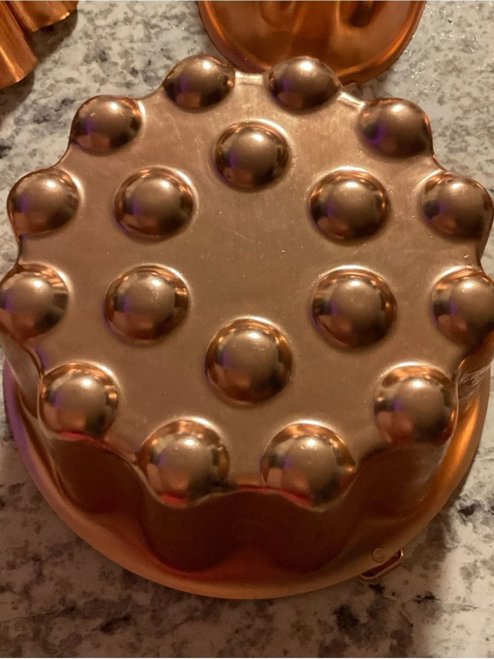 Copper-Colored Decorative Baking Molds Set - Home Kitchen